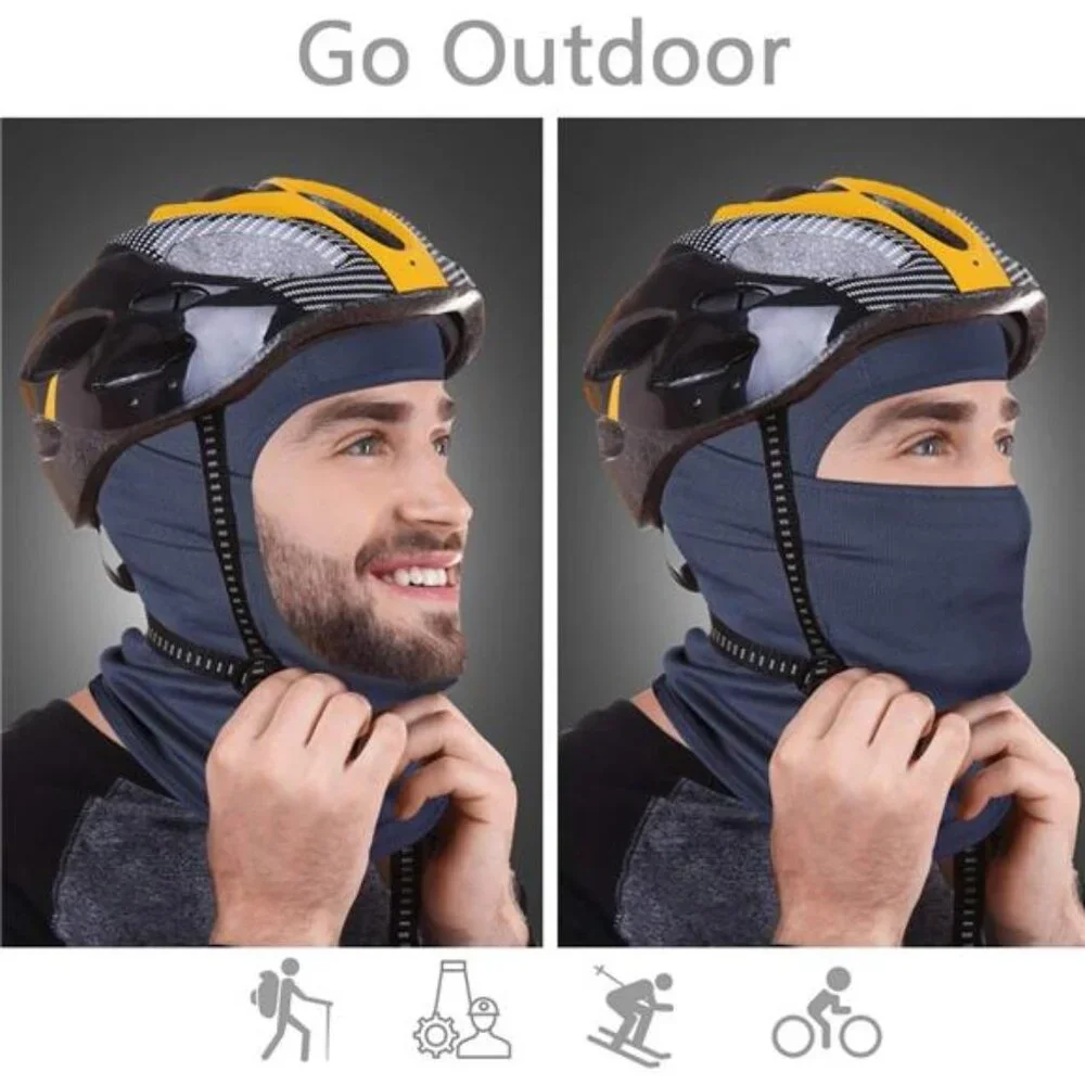 Unisex Ski Mask Balaclava Face Cover Shiesty Mask UV Protector, Army Green